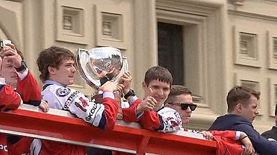 Russia celebrate World Championship title with Moscow parade Russia celebrate World Championship title with Moscow parade