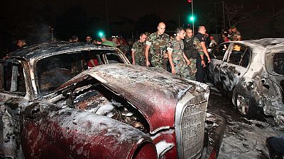 Suspected suicide car bomb explodes in Beirut Suspected suicide car bomb explodes in Beirut