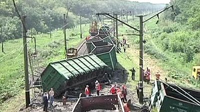 Un tren de carga ruso descarrila en Ucrania – nocomment Un tren de carga ruso descarrila en Ucrania – nocomment