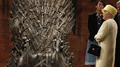 Queen Elizabeth II visits Game of Thrones set in Belfast Queen Elizabeth II visits Game of Thrones set in Belfast