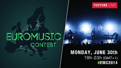 The best new European artists play live on the EuroMusic Contest final show! The best new European artists play live on the EuroMusic Contest final show!