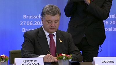 EU signs trade deals with Ukraine, Georgia and Moldova EU signs trade deals with Ukraine, Georgia and Moldova