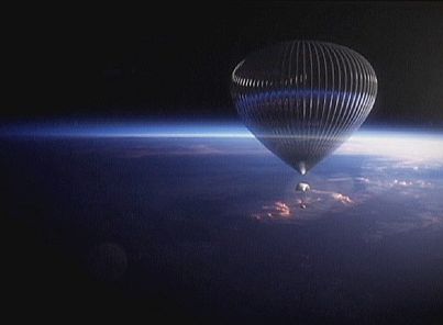 Helium Ballons in Space