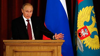 Putin reviews foreign policy, warns Petroshenko he is now responsible for violence in Ukraine Putin reviews foreign policy, warns Petroshenko he is now responsible for violence in Ukraine