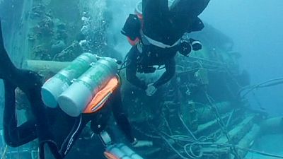 Fabien Cousteau surfaces after record-breaking 31 days underwater Fabien Cousteau surfaces after record-breaking 31 days underwater