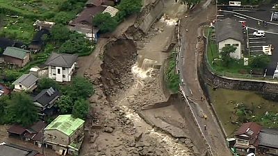 Three dead as storm hits landfall in Japan Three dead as storm hits landfall in Japan
