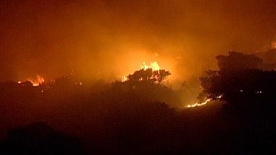 Greece: Huge blaze threatens residents of Keratea Greece: Huge blaze threatens residents of Keratea