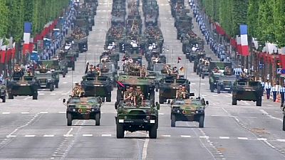 French parade military muscle on nation’s birthday French parade military muscle on nation’s birthday