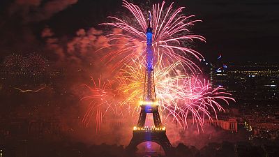 Fireworks in Paris Fireworks in Paris