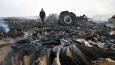 Resti del boeing 777 abbattuto in Ucraina