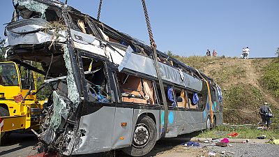 Germania: incidente fra bus, 9 morti e una quarantina di feriti Germania: incidente fra bus, 9 morti e una quarantina di feriti