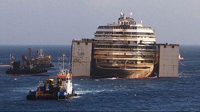 Remoção do Costa Concordia dependente do clima Remoção do Costa Concordia dependente do clima