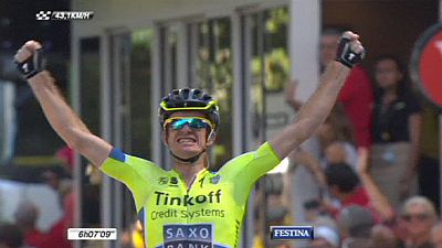 Tour de France: Australian Rogers claims maiden win Tour de France: Australian Rogers claims maiden win