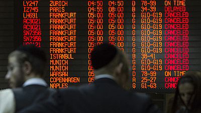 US and European airlines suspend flights to Tel Aviv after rocket fire near airport US and European airlines suspend flights to Tel Aviv after rocket fire near airport