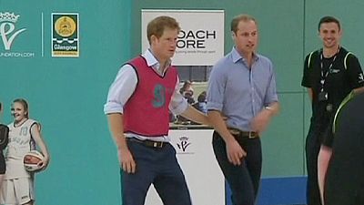 Royal brothers play a friendly football match – nocomment Royal brothers play a friendly football match – nocomment