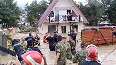 Ein Toter bei Überschwemmungen in Rumänien Ein Toter bei Überschwemmungen in Rumänien