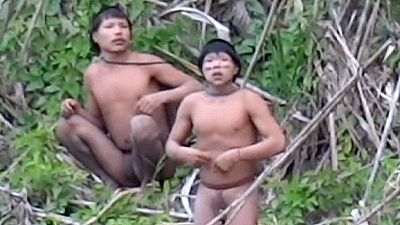 First contact with isolated Brazilian tribe – nocomment First contact with isolated Brazilian tribe – nocomment