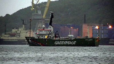 Greenpeace ship Arctic Sunrise leaves Russia Greenpeace ship Arctic Sunrise leaves Russia