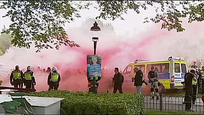 Clashes on sidelines of Stockholm neo-Nazi rally Clashes on sidelines of Stockholm neo-Nazi rally