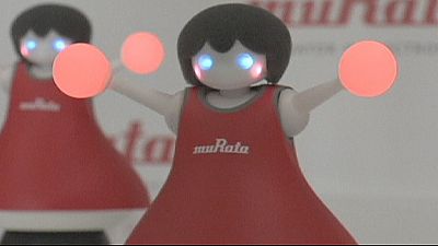 Japanese electronics company creates miniature robot cheerleaders – nocomment Japanese electronics company creates miniature robot cheerleaders – nocomment