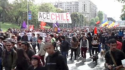 Students in Chile protest over slow education reforms Students in Chile protest over slow education reforms