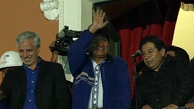 Morales claims victory in Bolivia’s presidential election Morales claims victory in Bolivia’s presidential election