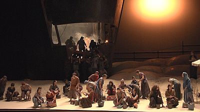 The Flying Dutchman docks at the Lyon Opera House The Flying Dutchman docks at the Lyon Opera House