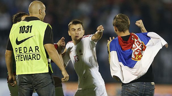 Why is there tension between Serbia and Albania?
