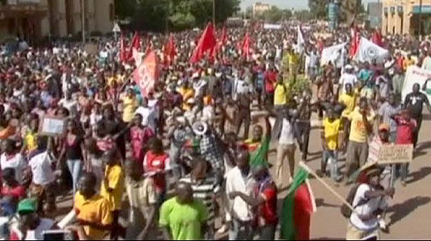 Thousands march in Burkina against president’s re-election bid