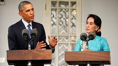 Obama criticises rules barring Aung San Suu Kyi from Myanmar presidency Obama criticises rules barring Aung San Suu Kyi from Myanmar presidency