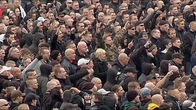 Far-right rally against radical Islamists held in Germany Far-right rally against radical Islamists held in Germany