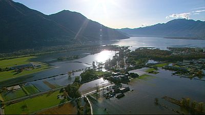 Heavy rains wreak havoc along Swiss-Italian border Heavy rains wreak havoc along Swiss-Italian border