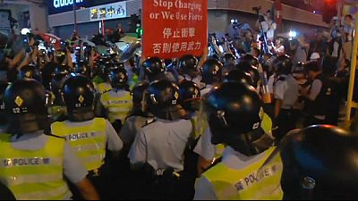 Clashes in Hong Kong as protesters attempt to reclaim camp Clashes in Hong Kong as protesters attempt to reclaim camp