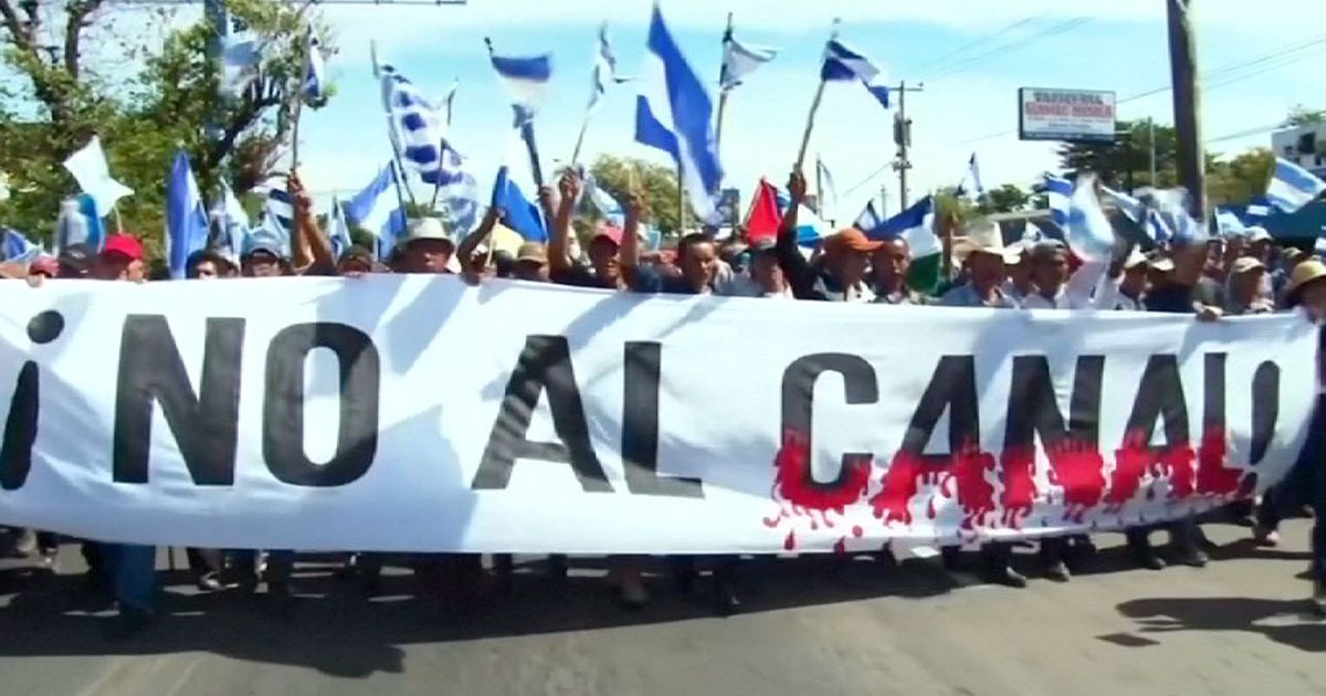 Nicaragua Canal Protest 
