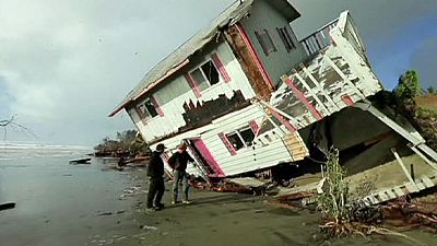 Pacific storm reaches southern California after leaving a trail of death and destruction through three states Pacific storm reaches southern California after leaving a trail of death and destruction through three states