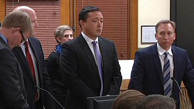 US homeowner ‘defending his castle’ found guilty of killing German teenager US homeowner ‘defending his castle’ found guilty of killing German teenager