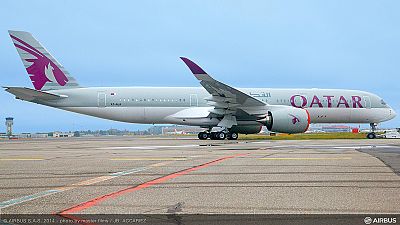 Qatar airlines take delivery of first Airbus A350 Qatar airlines take delivery of first Airbus A350