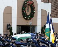 Thousands attend New York funeral for shot policeman Rafael Ramos
