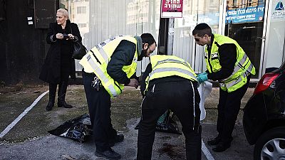 Palestinian man shot after allegedly stabbing several bus passengers Palestinian man shot after allegedly stabbing several bus passengers