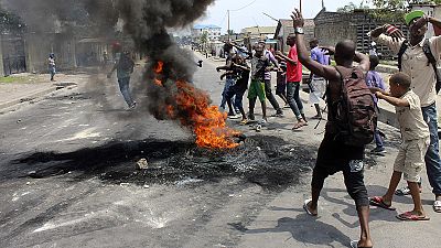 Third day of unrest in DR Congo as rights group says over 40 people have died Third day of unrest in DR Congo as rights group says over 40 people have died