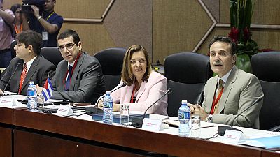 Landmark talks between US and Cuba underway in Havana Landmark talks between US and Cuba underway in Havana