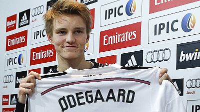 Fußball: Top-Talent Ødegaard in Madrid vorgestellt Fußball: Top-Talent Ødegaard in Madrid vorgestellt