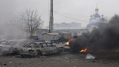 US and EU officials condemn deadly rocket attacks in Mariupol US and EU officials condemn deadly rocket attacks in Mariupol