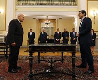 A new era for Greece: Alexis Tsipras is sworn in as prime minister A new era for Greece: Alexis Tsipras is sworn in as prime minister