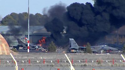 Spain: NATO plane crash kills 10, injures 21 Spain: NATO plane crash kills 10, injures 21