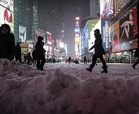 Tempête de neige à New York : plus de peur que de mal Tempête de neige à New York : plus de peur que de mal