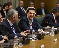 PM Alexis Tsipras tells first cabinet meeting: ‘Greece will not default’ PM Alexis Tsipras tells first cabinet meeting: ‘Greece will not default’