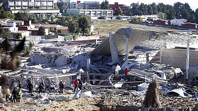 Several dead after gas blast at Mexican maternity hospital Several dead after gas blast at Mexican maternity hospital