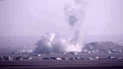 Luftangriffe vertreiben IS-Miliz aus Kobani Luftangriffe vertreiben IS-Miliz aus Kobani