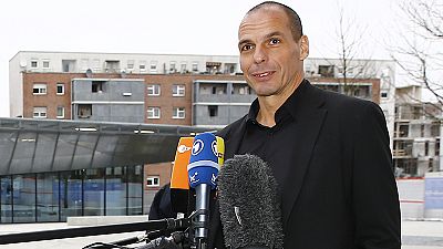 Griechischer Finanzminister trifft sich mit EZB-Chef Draghi Griechischer Finanzminister trifft sich mit EZB-Chef Draghi